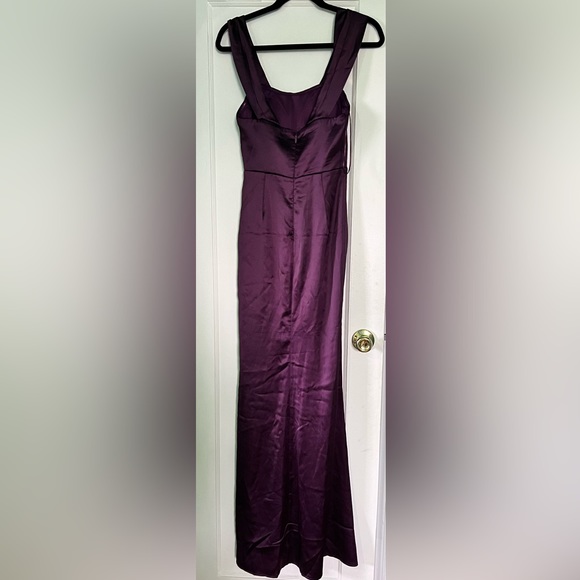 NWT XS Purple Off the Shoulder MaXi Dress - Picture 3 of 3